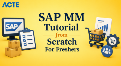 SAP MM Tutorial