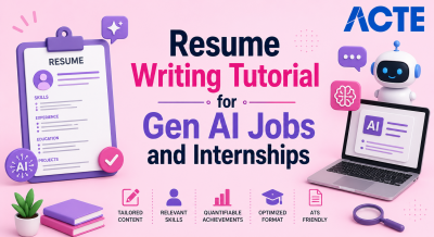 Resume Writing For Gen AI Tutorial