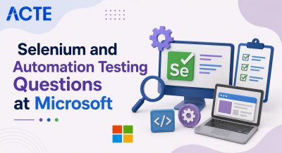 Selenium and Automation Testing Questions at Microsoft Interview Questions