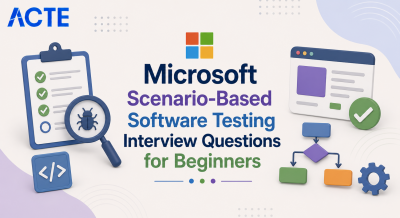 Selenium and Automation Testing Questions at Microsoft Interview Questions