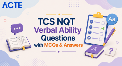 TCS NQT Verbal Ability Questions with MCQs and Answers Interview Questions