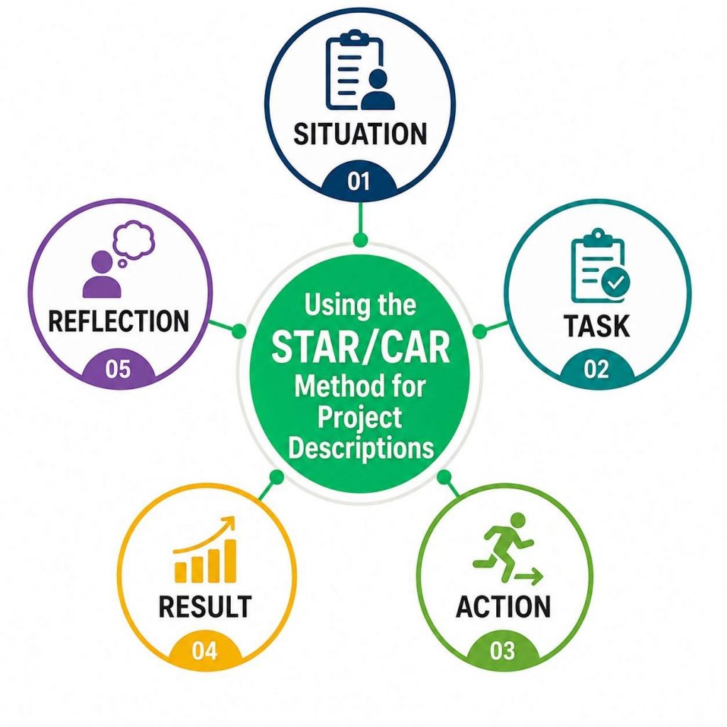 Using the STAR/CAR Method for Project Descriptions Article
