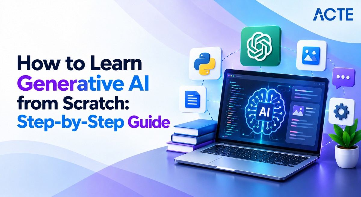 How to Learn Generative AI from Scratch: Step-by-Step Guide Tutorial