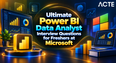 Ultimate Power BI Data Analyst Interview Questions and Answers for Microsoft Freshers Interview Question
